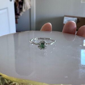 Jade Silver Ring